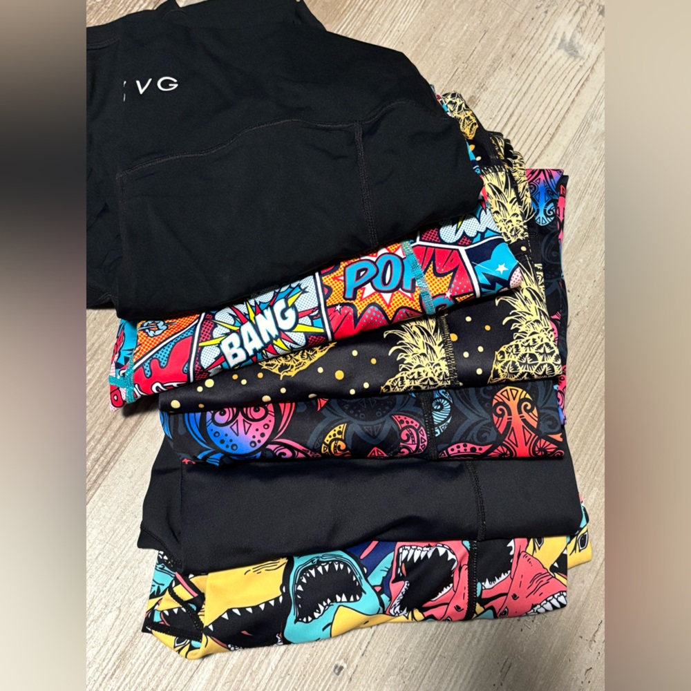Constantly Varied Gear womens Comic Print Leggings - Multicolor